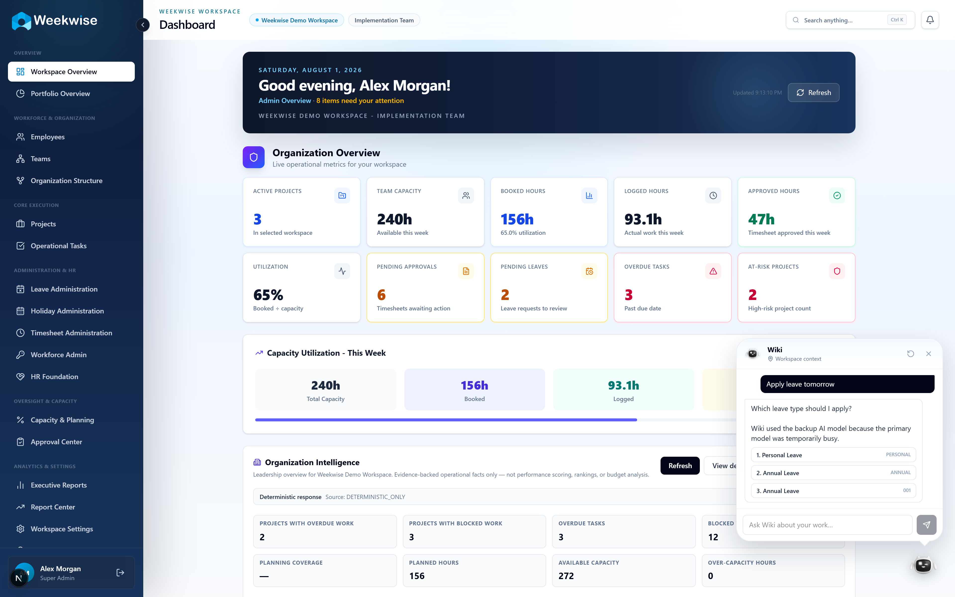 AI assistant clarification flow